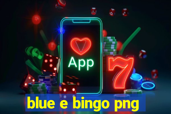 blue e bingo png